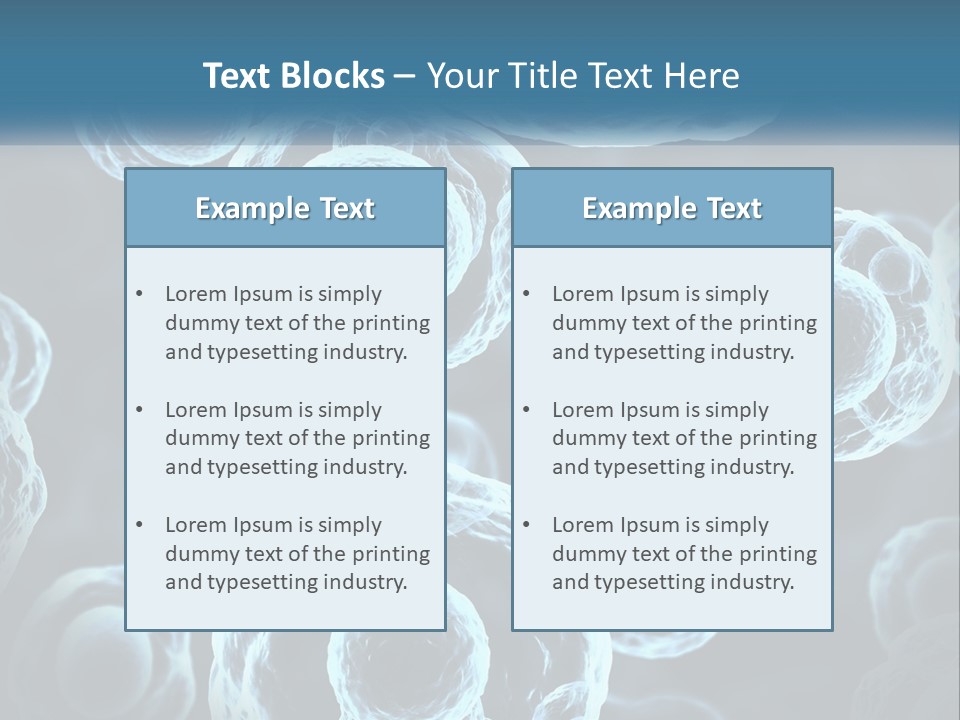 Organism Bacterium Mitosis PowerPoint Template