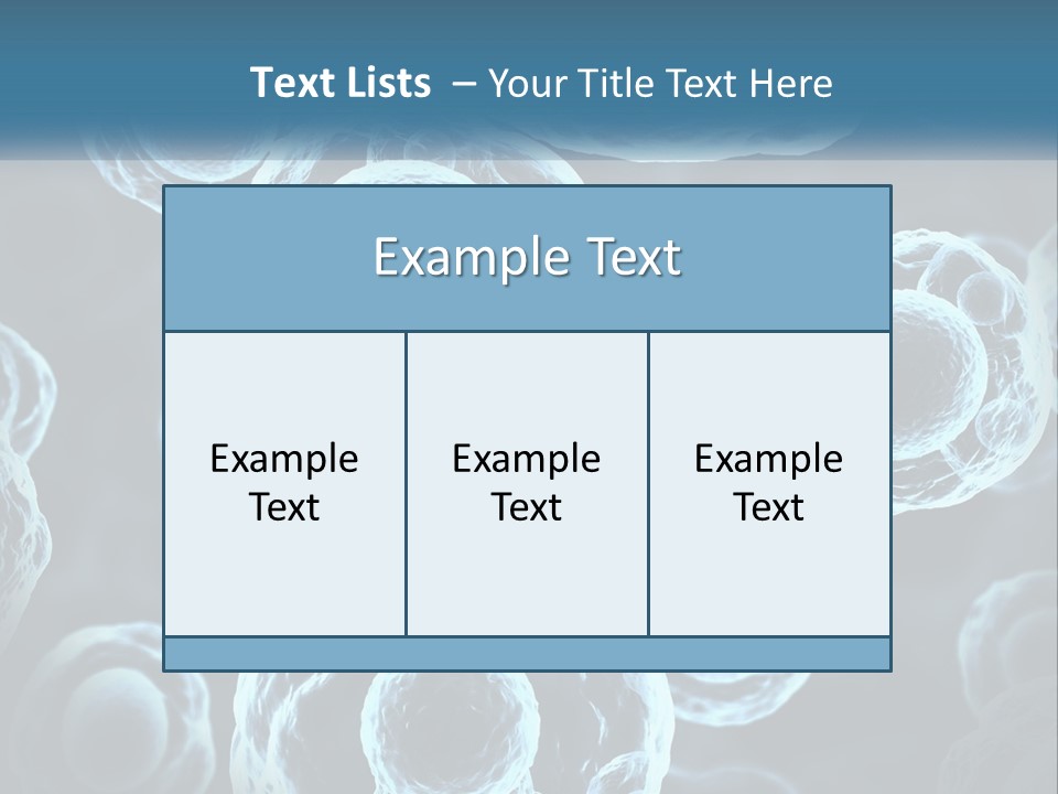 Organism Bacterium Mitosis PowerPoint Template