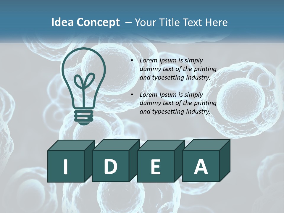 Organism Bacterium Mitosis PowerPoint Template