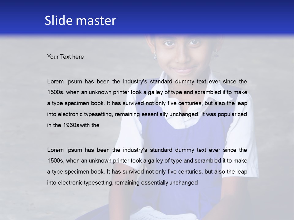 Sweet Girl Class PowerPoint Template