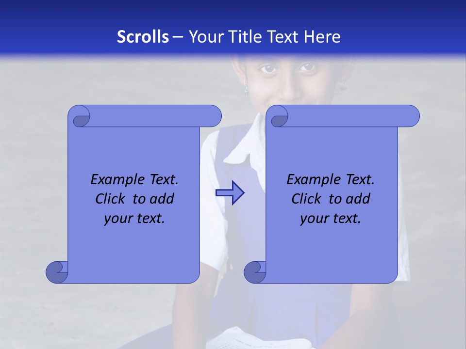 Sweet Girl Class PowerPoint Template