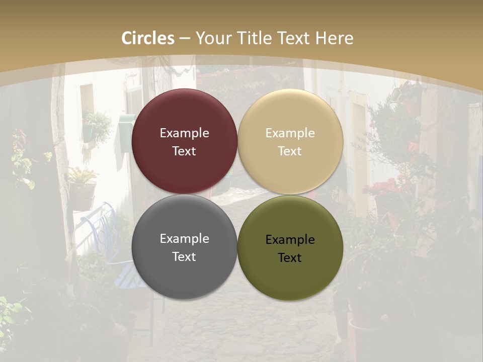 Wall Cottage Home PowerPoint Template