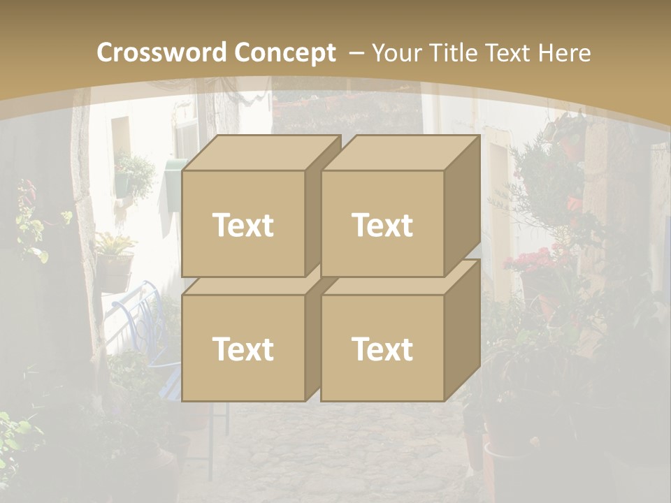 Wall Cottage Home PowerPoint Template