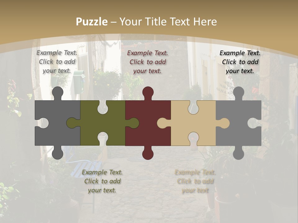 Wall Cottage Home PowerPoint Template