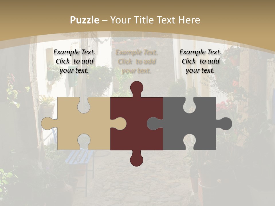 Wall Cottage Home PowerPoint Template