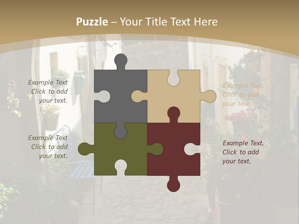 Wall Cottage Home PowerPoint Template