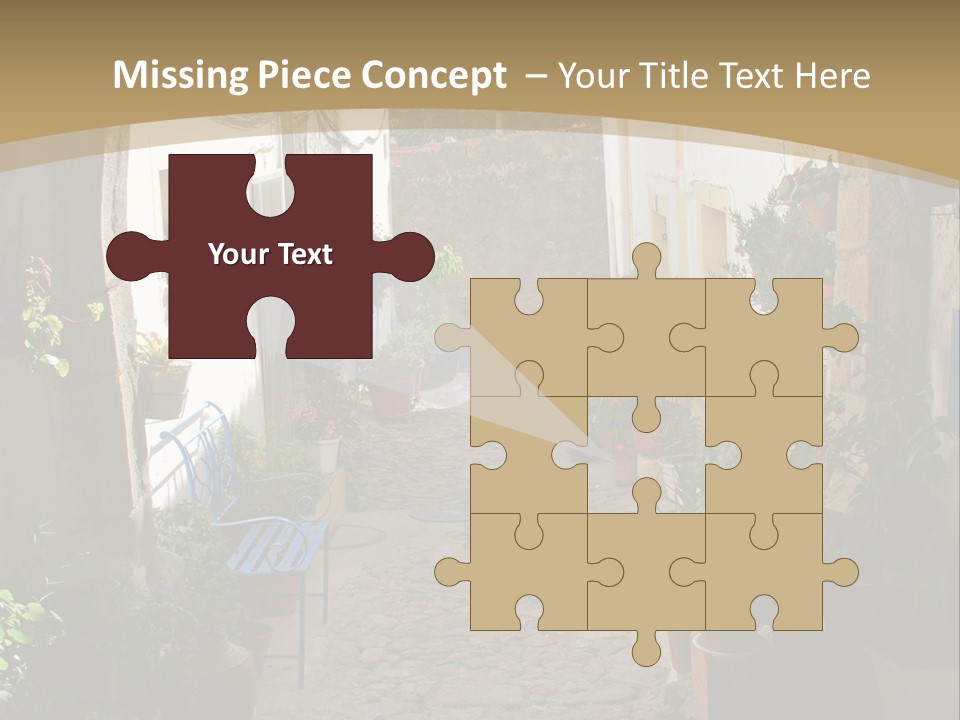 Wall Cottage Home PowerPoint Template