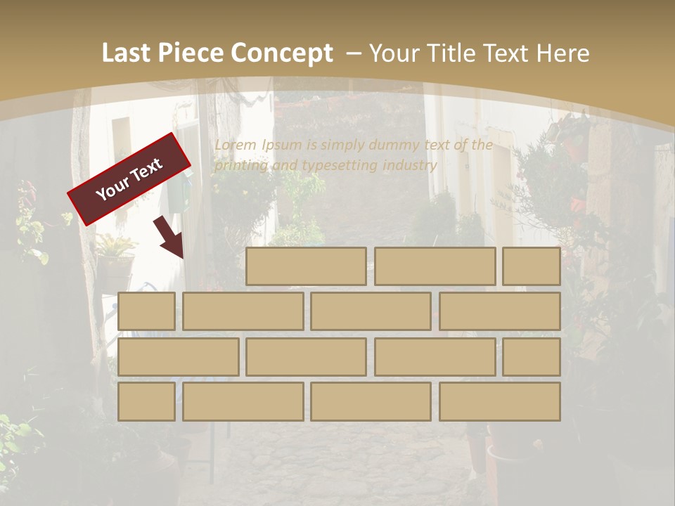 Wall Cottage Home PowerPoint Template