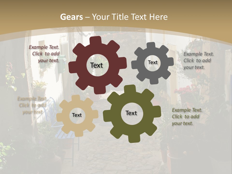 Wall Cottage Home PowerPoint Template