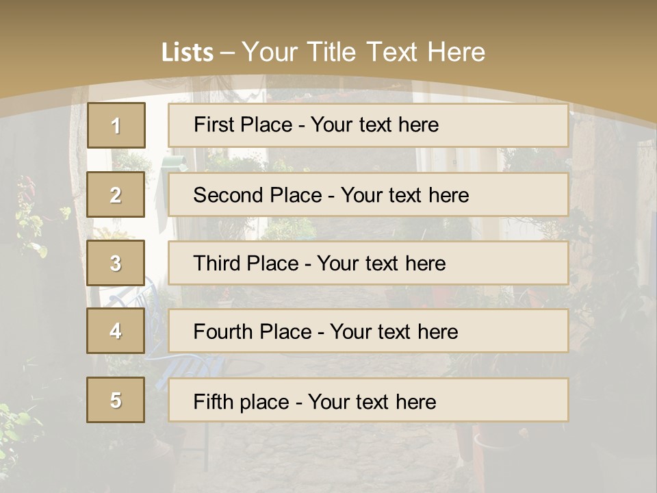 Wall Cottage Home PowerPoint Template