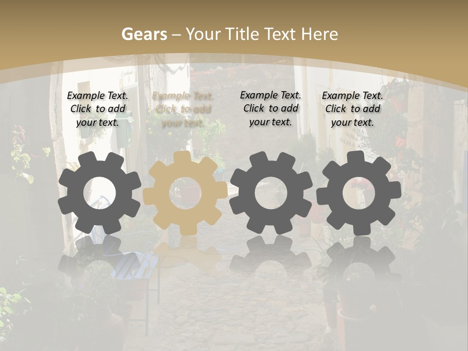 Wall Cottage Home PowerPoint Template