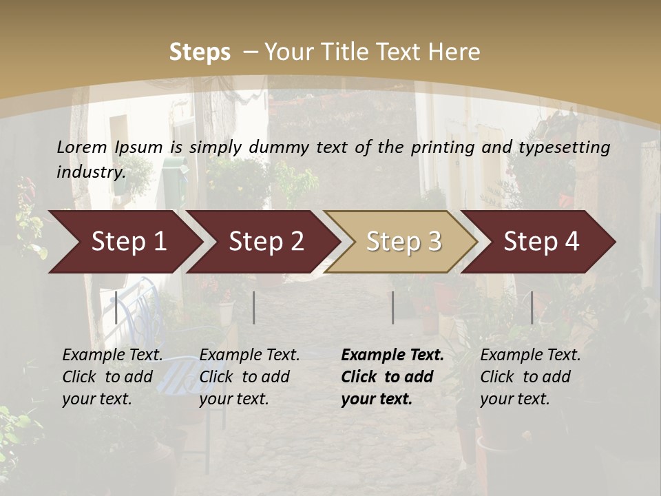Wall Cottage Home PowerPoint Template