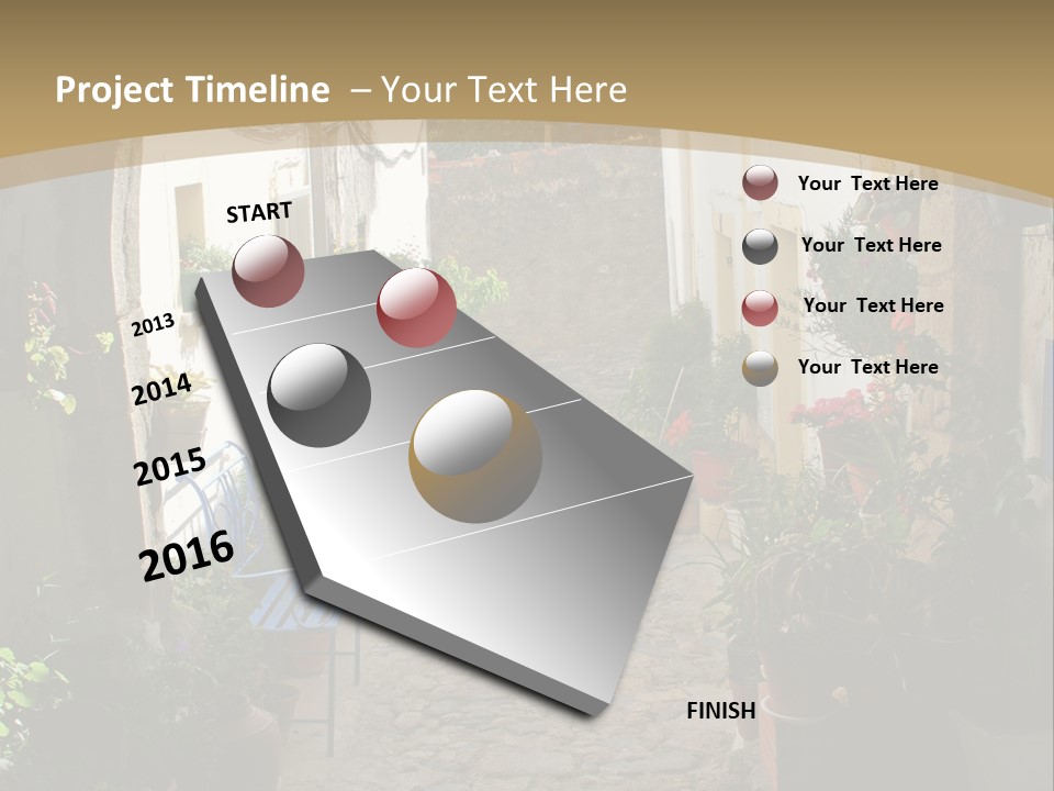 Wall Cottage Home PowerPoint Template