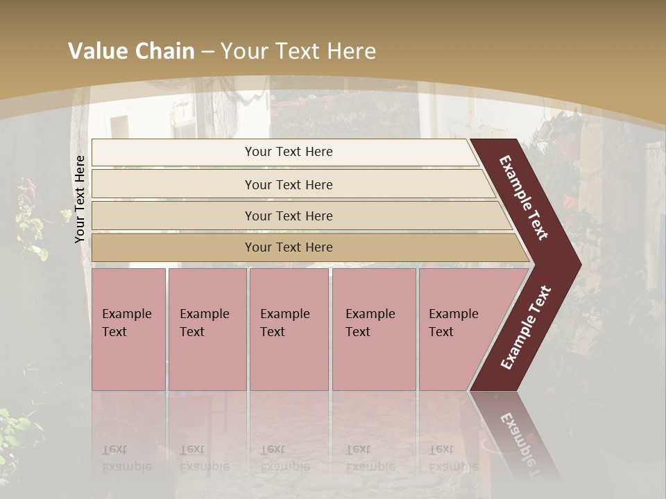 Wall Cottage Home PowerPoint Template