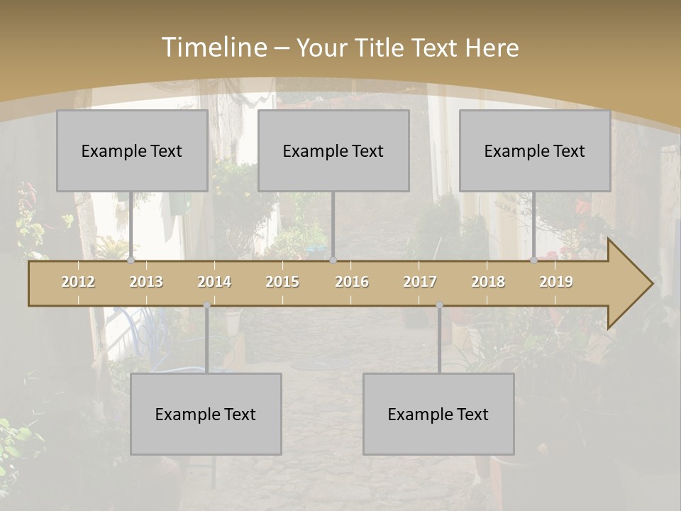 Wall Cottage Home PowerPoint Template