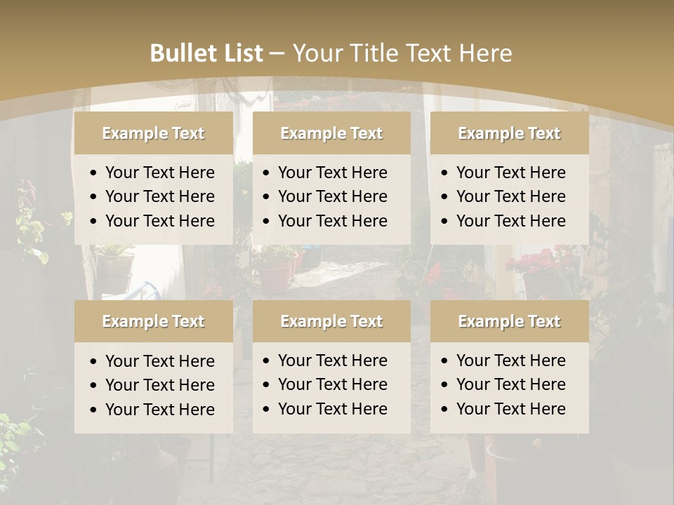 Wall Cottage Home PowerPoint Template