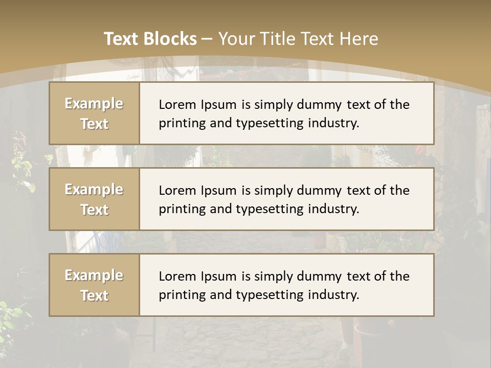 Wall Cottage Home PowerPoint Template