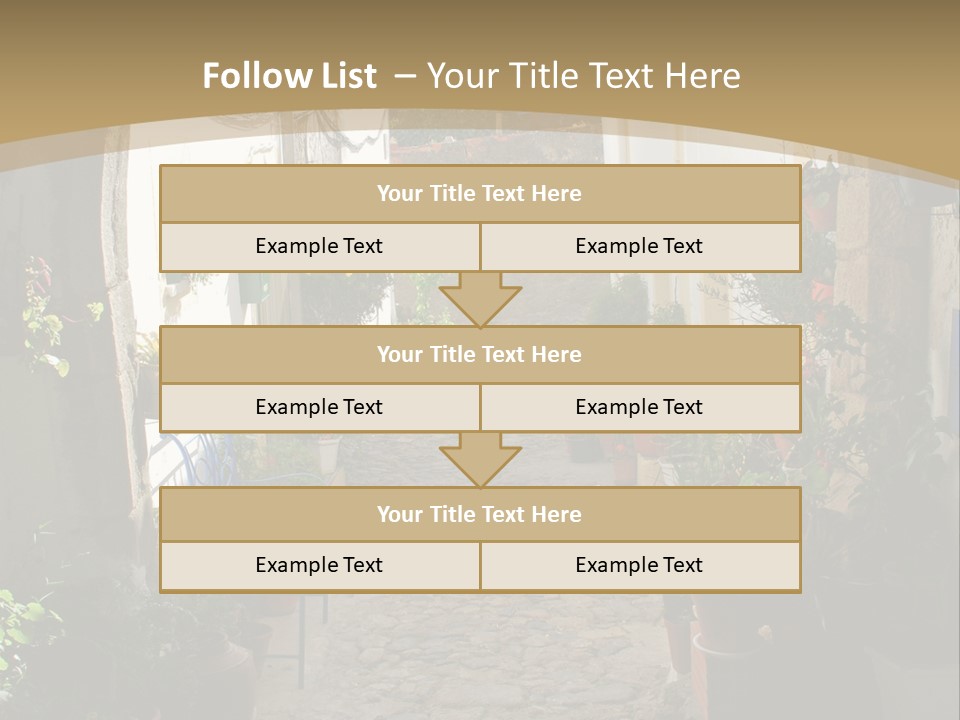 Wall Cottage Home PowerPoint Template