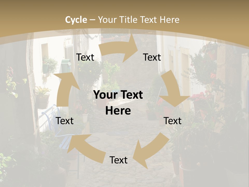 Wall Cottage Home PowerPoint Template
