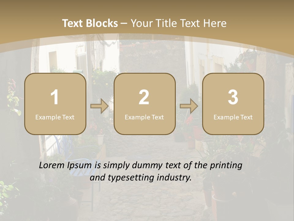 Wall Cottage Home PowerPoint Template