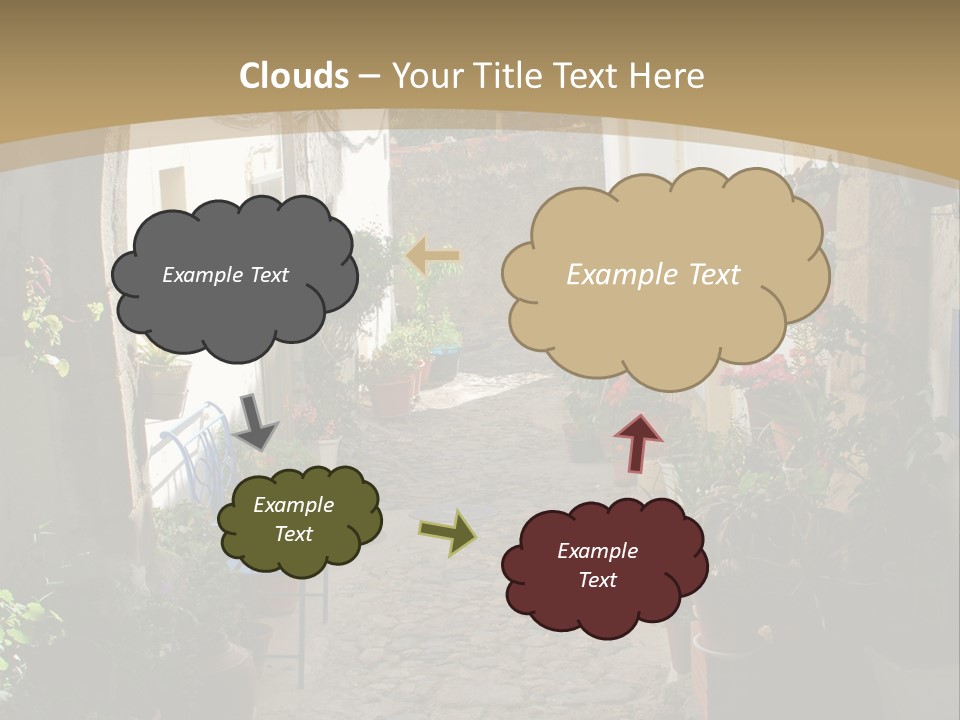 Wall Cottage Home PowerPoint Template