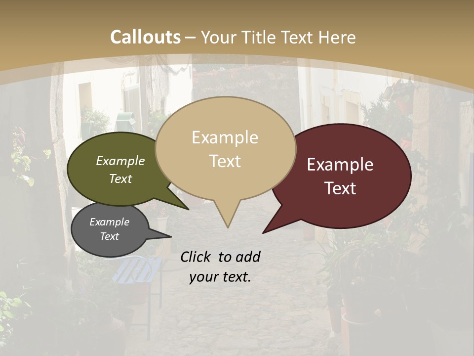 Wall Cottage Home PowerPoint Template