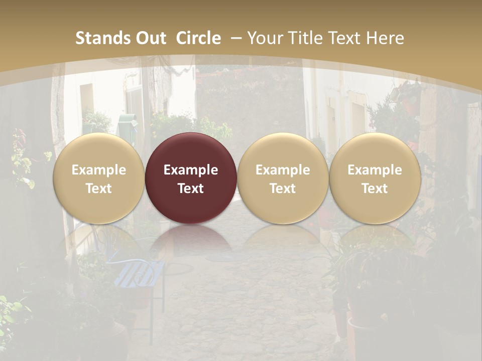 Wall Cottage Home PowerPoint Template