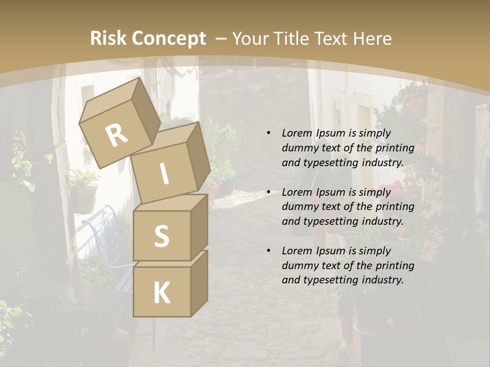 Wall Cottage Home PowerPoint Template