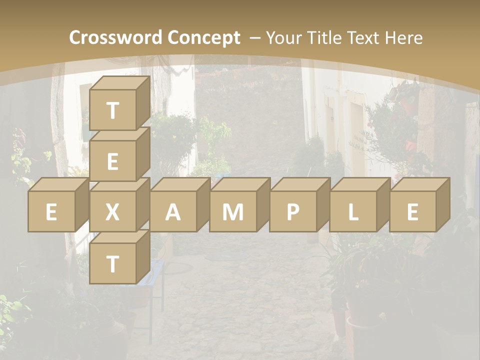Wall Cottage Home PowerPoint Template
