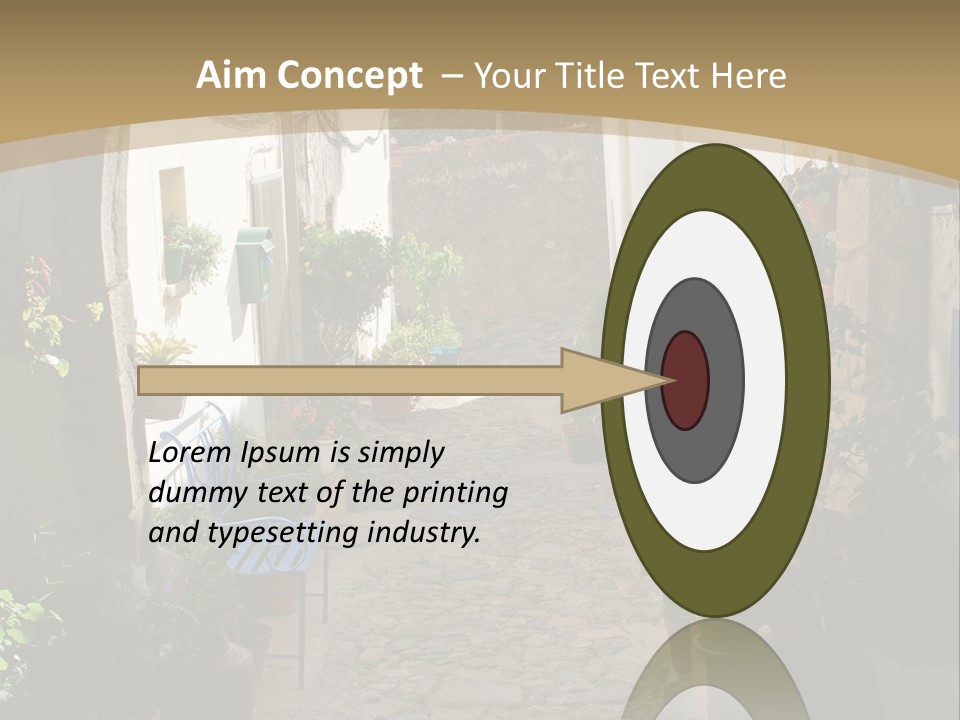 Wall Cottage Home PowerPoint Template