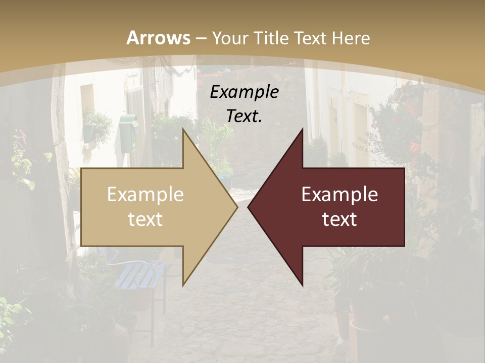 Wall Cottage Home PowerPoint Template