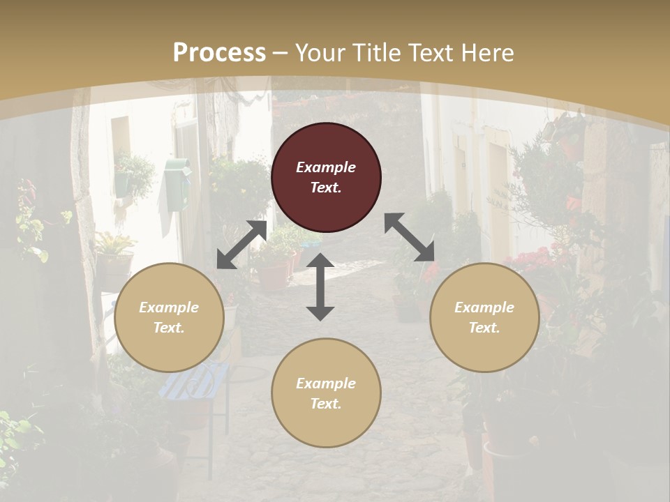 Wall Cottage Home PowerPoint Template