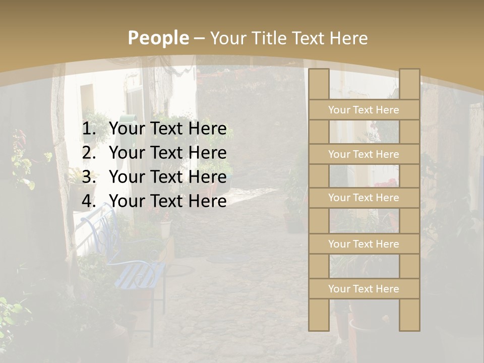 Wall Cottage Home PowerPoint Template