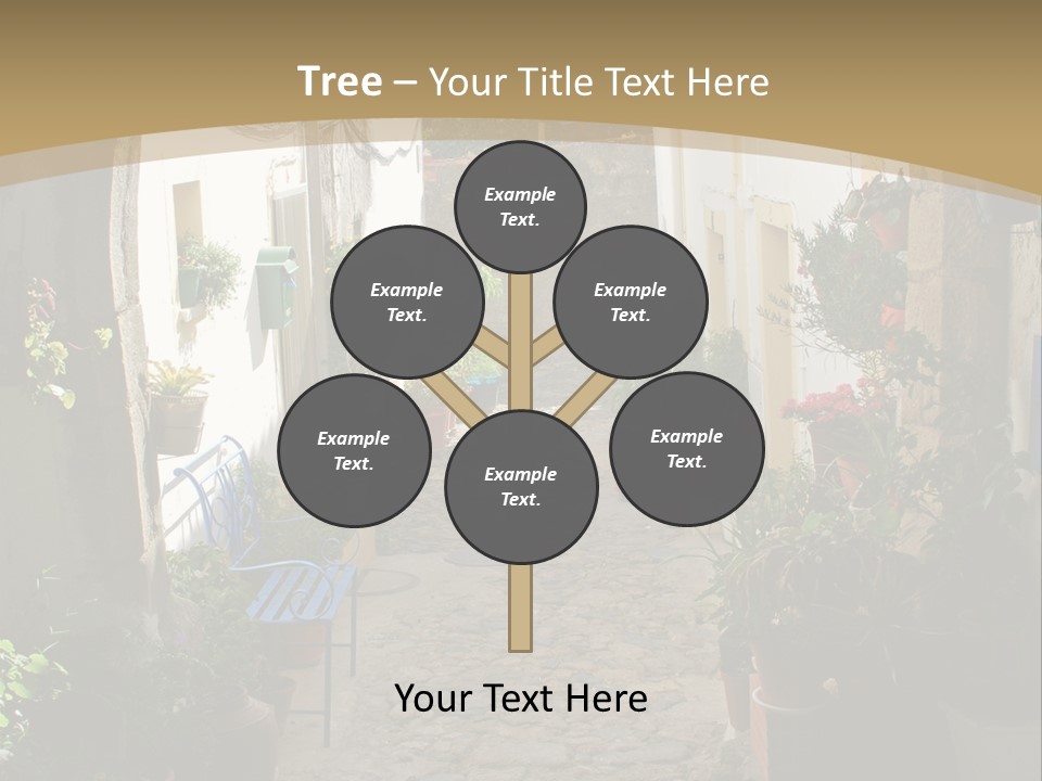 Wall Cottage Home PowerPoint Template