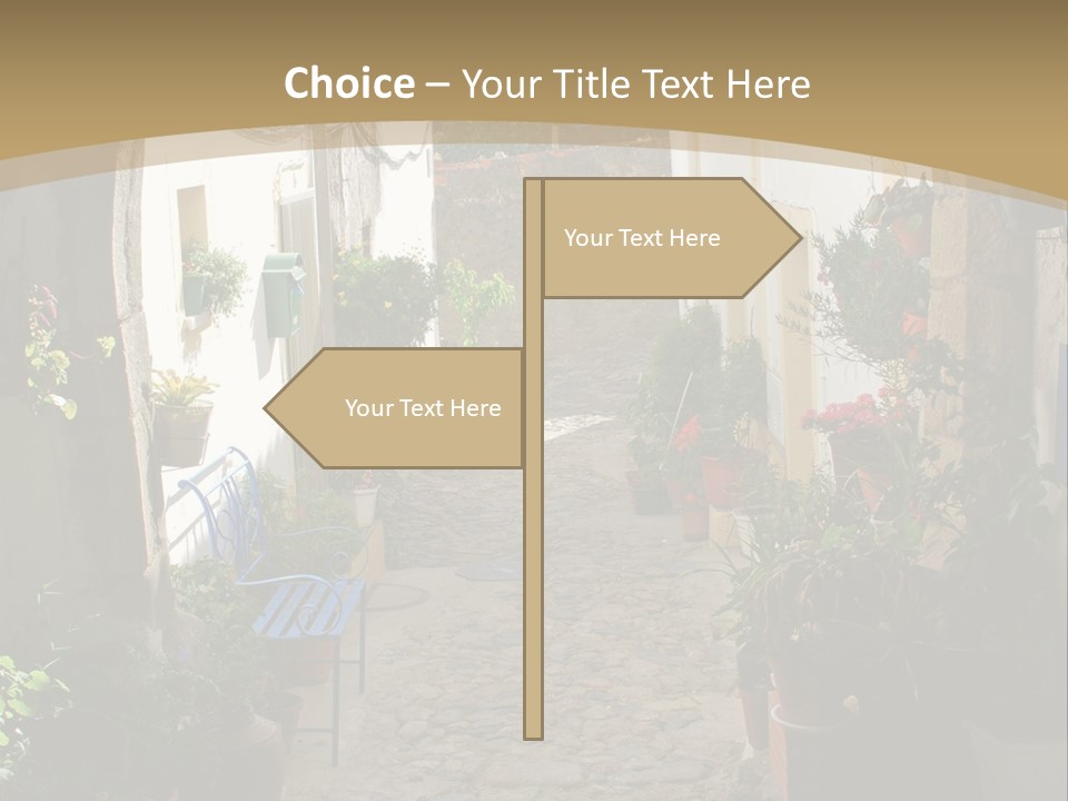 Wall Cottage Home PowerPoint Template