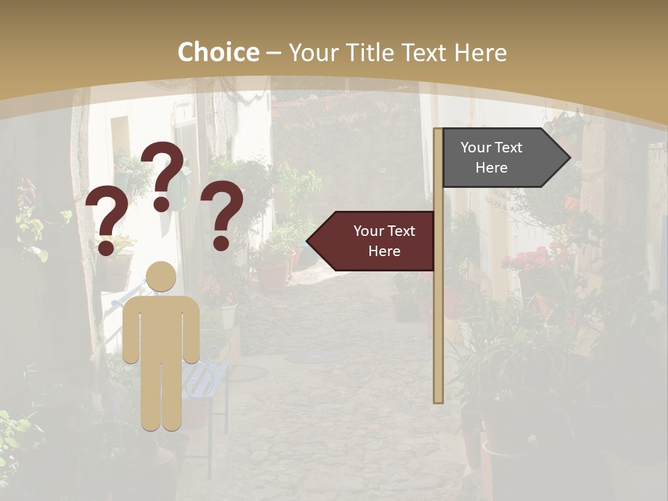 Wall Cottage Home PowerPoint Template
