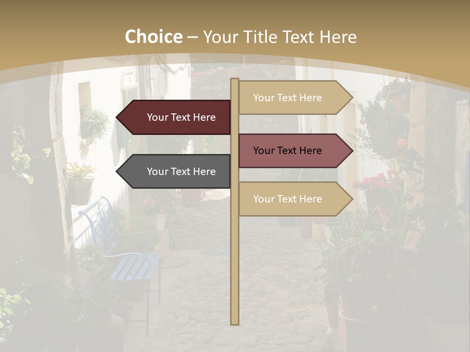 Wall Cottage Home PowerPoint Template