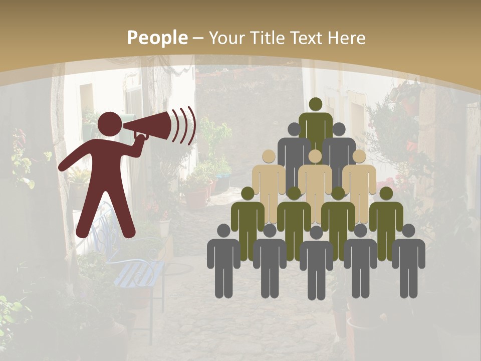 Wall Cottage Home PowerPoint Template