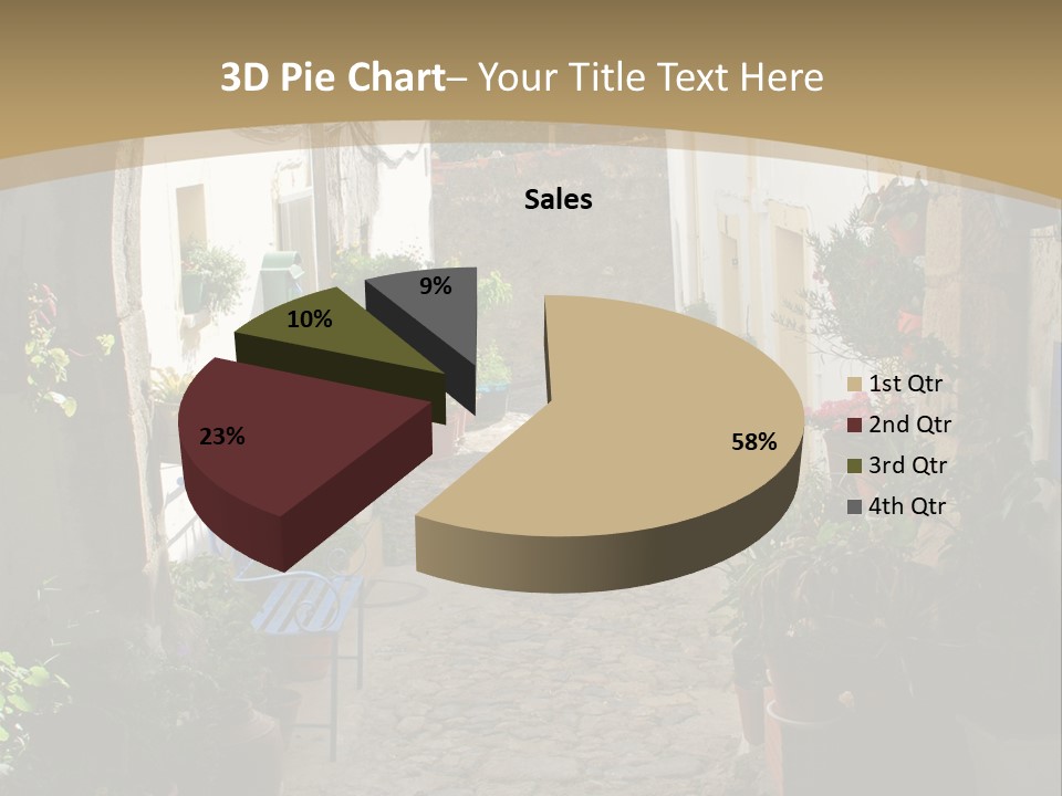 Wall Cottage Home PowerPoint Template