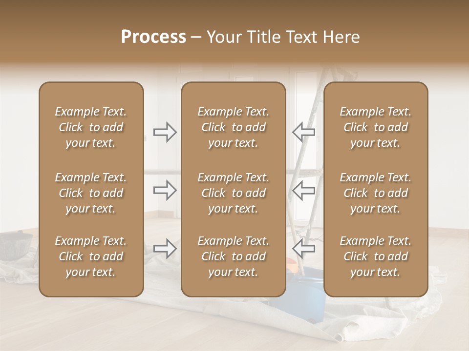 Careful Pattern Renovating PowerPoint Template
