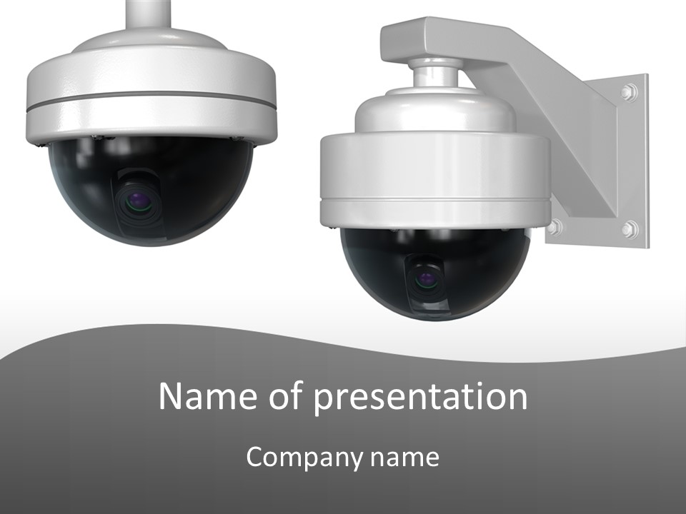 Lens Technology Camera PowerPoint Template