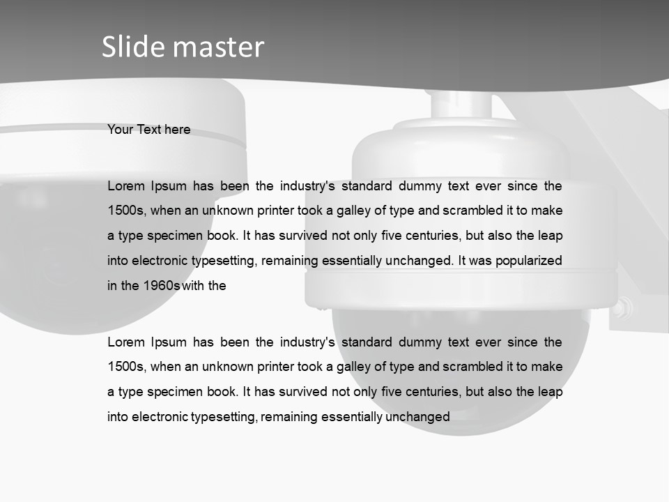 Lens Technology Camera PowerPoint Template