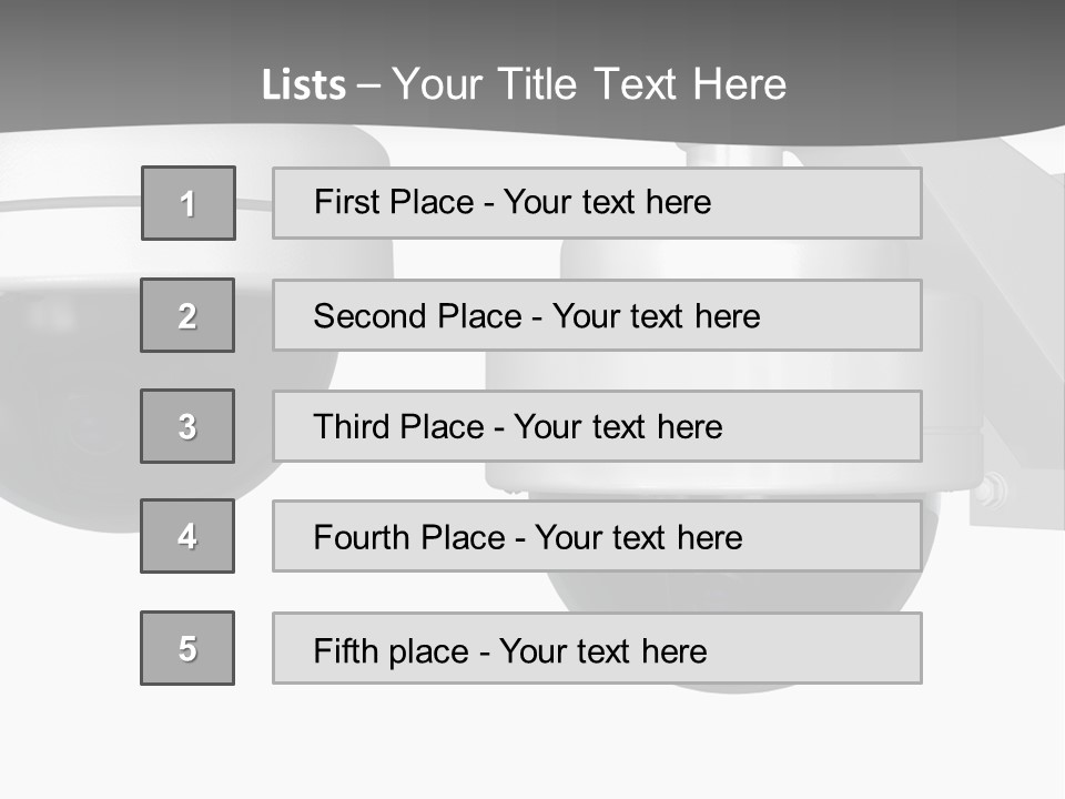 Lens Technology Camera PowerPoint Template