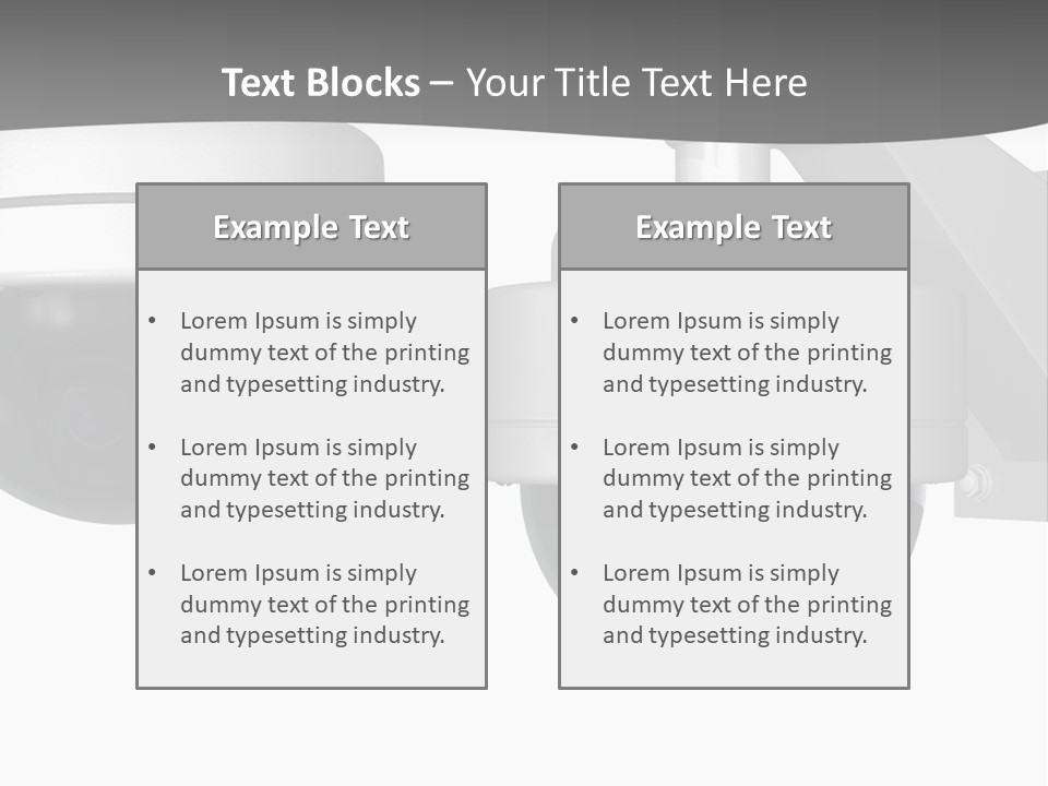 Lens Technology Camera PowerPoint Template