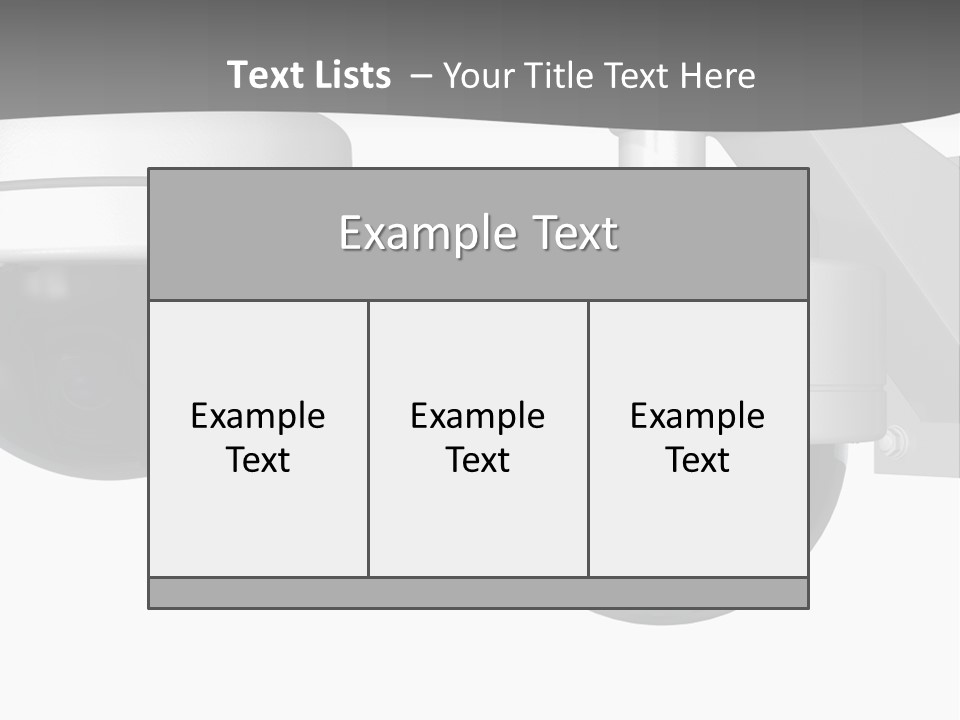 Lens Technology Camera PowerPoint Template