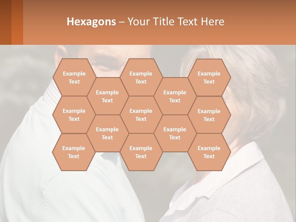 Greyhaired Male Couple PowerPoint Template