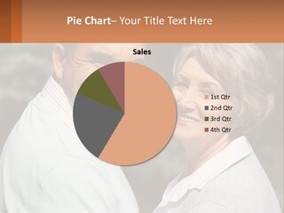 Greyhaired Male Couple PowerPoint Template