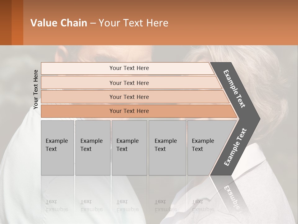 Greyhaired Male Couple PowerPoint Template