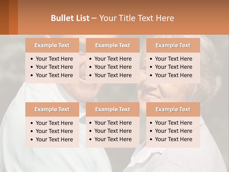 Greyhaired Male Couple PowerPoint Template