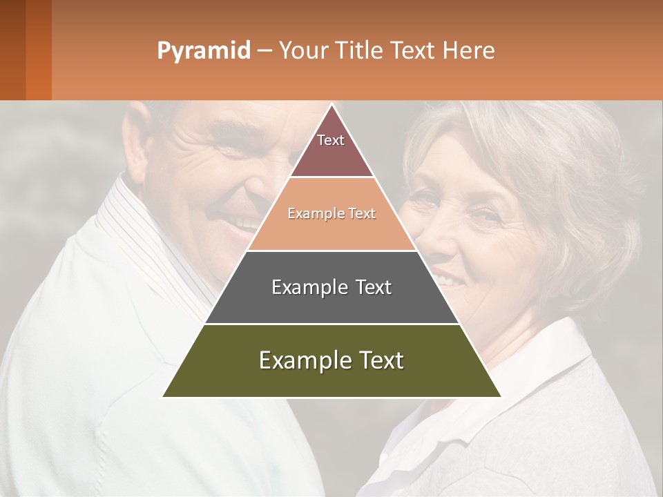 Greyhaired Male Couple PowerPoint Template